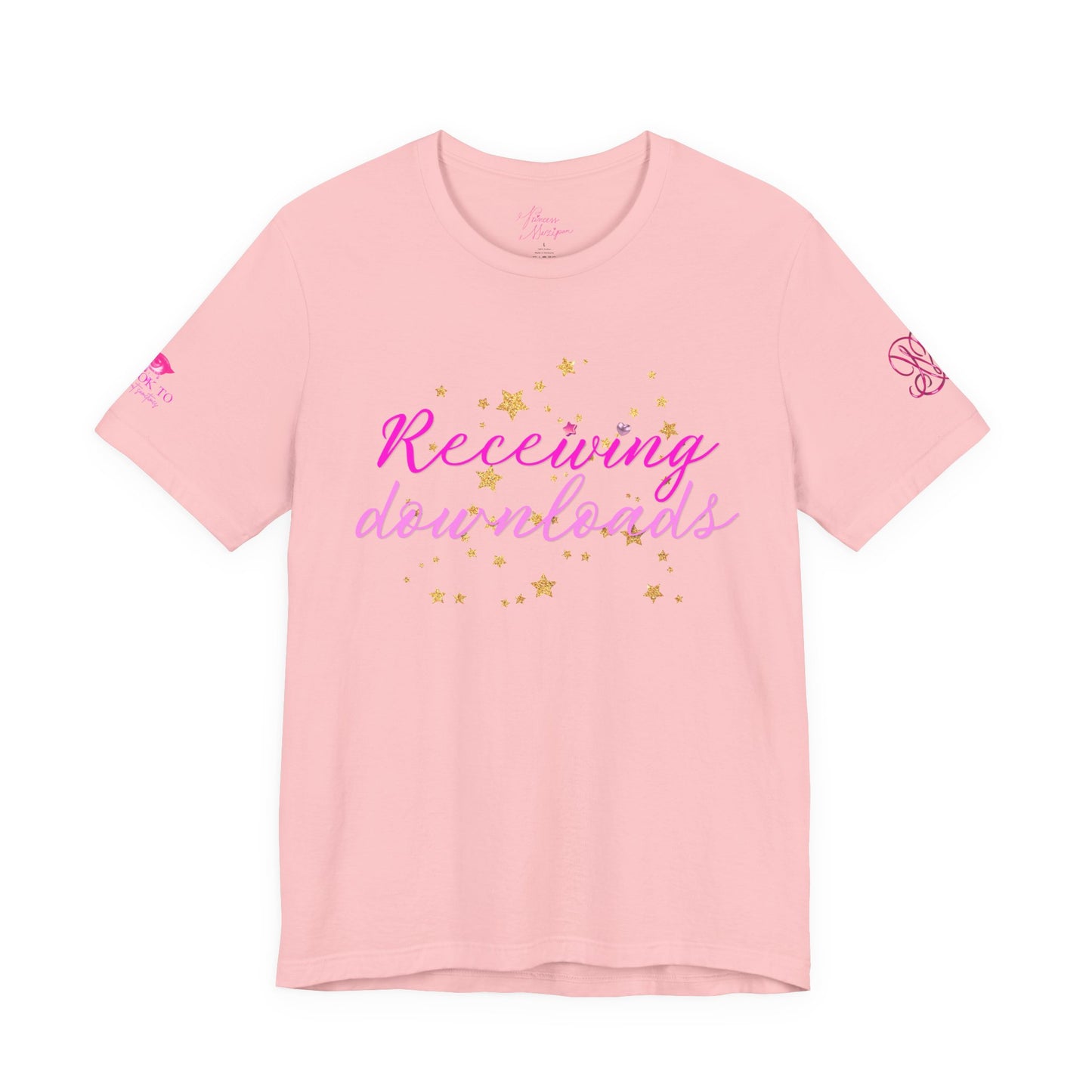 Receiving Downloads Tee — "Well Informed & Frightened" Graphic T‑Shirt