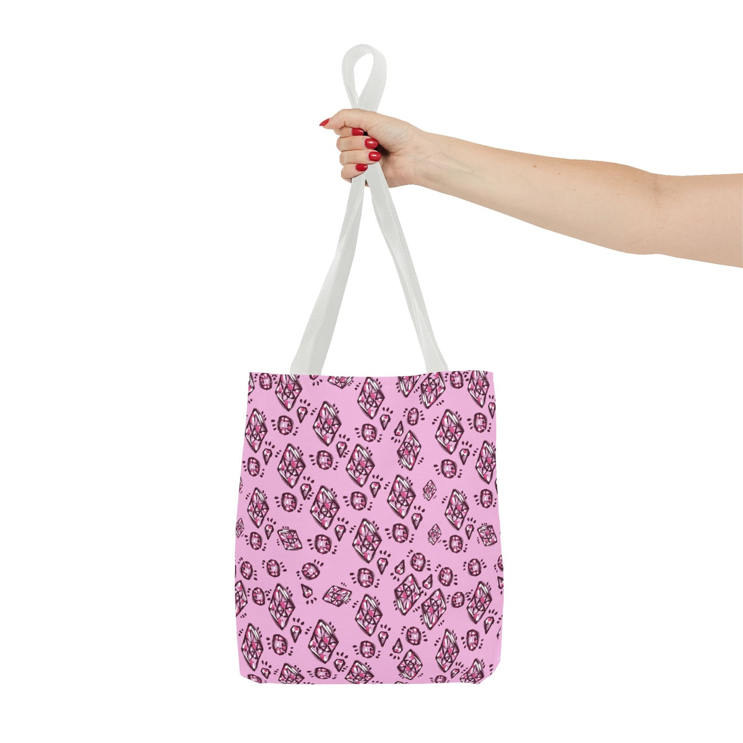 Pink Floral Butterfly Tote Bag – Cute All-Over-Print Shopper