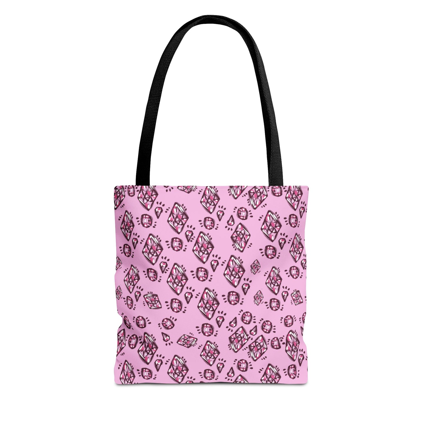 Pink Floral Butterfly Tote Bag – Cute All-Over-Print Shopper