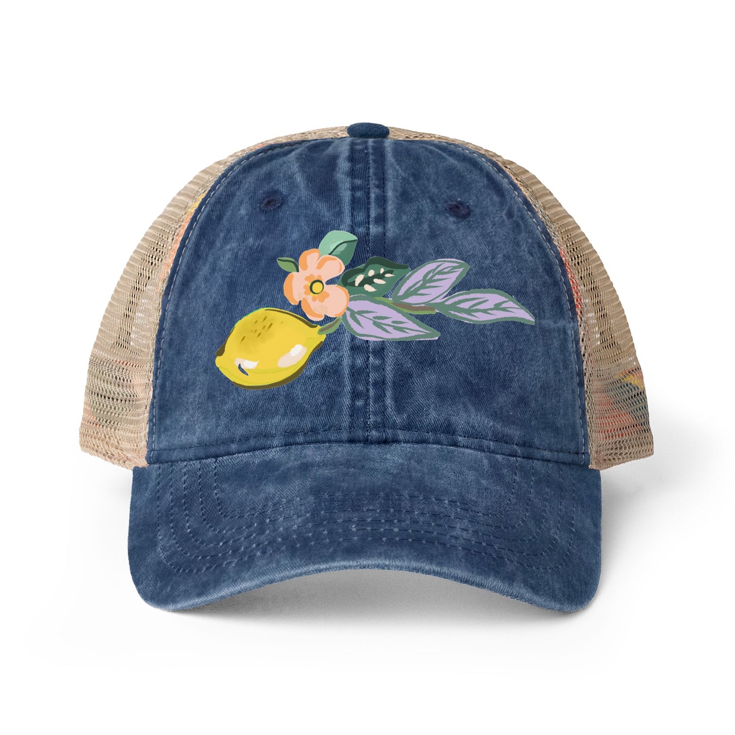 Women's Washed Mesh-Back Cap