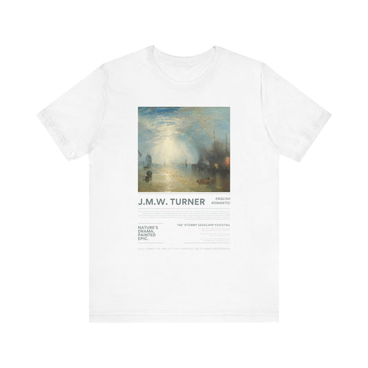 JMW turner, art teacher, english romantic, art history lover gift, Jersey Short Sleeve Tee