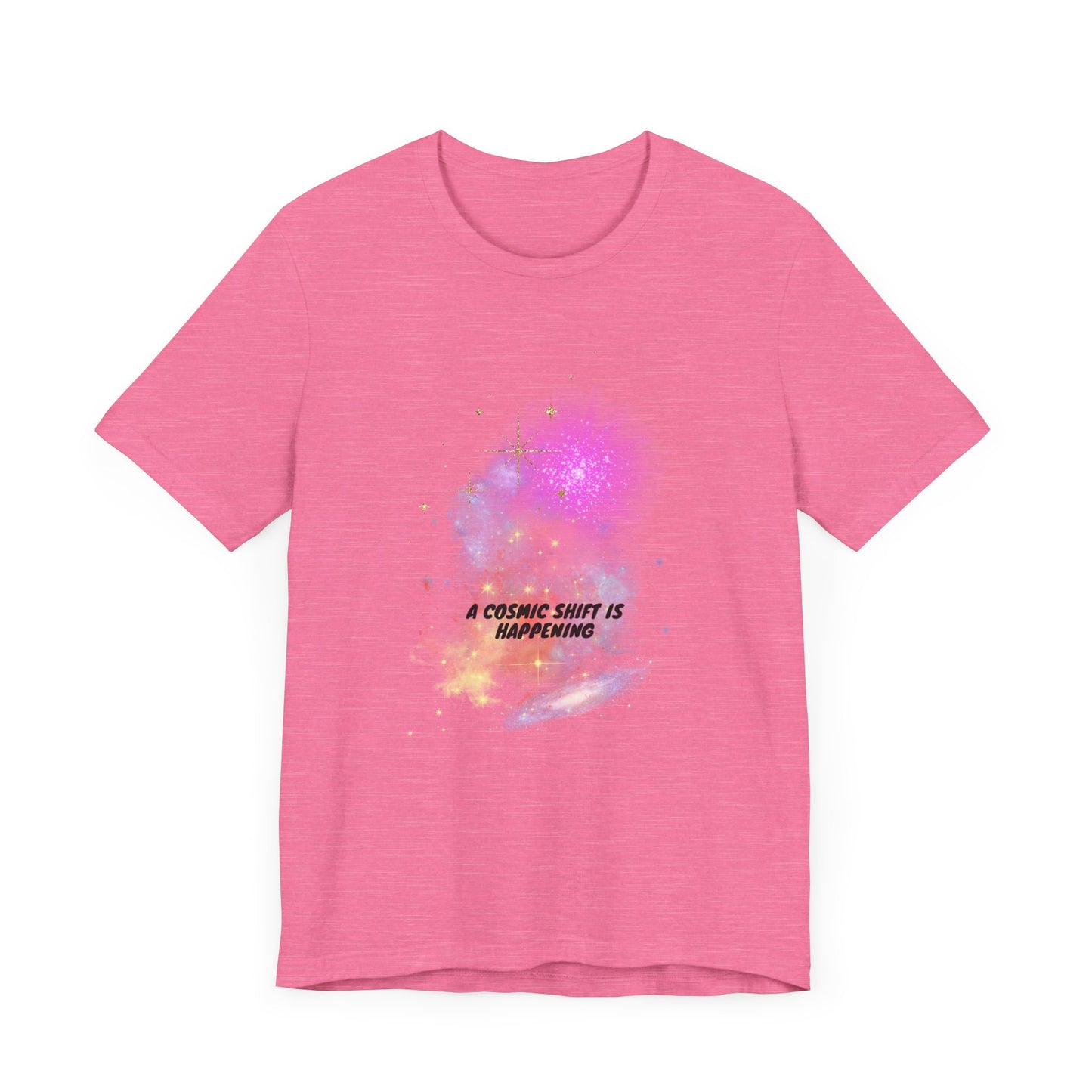 a cosmic shift is happening, Jersey Short Sleeve Tee