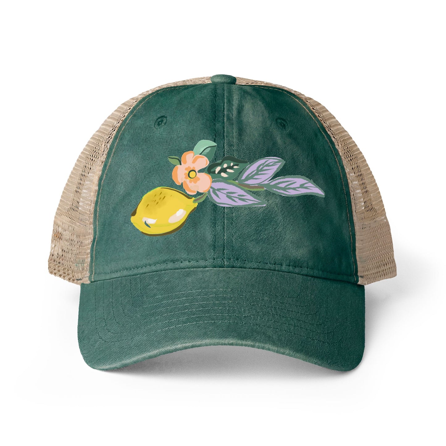Women's Washed Mesh-Back Cap
