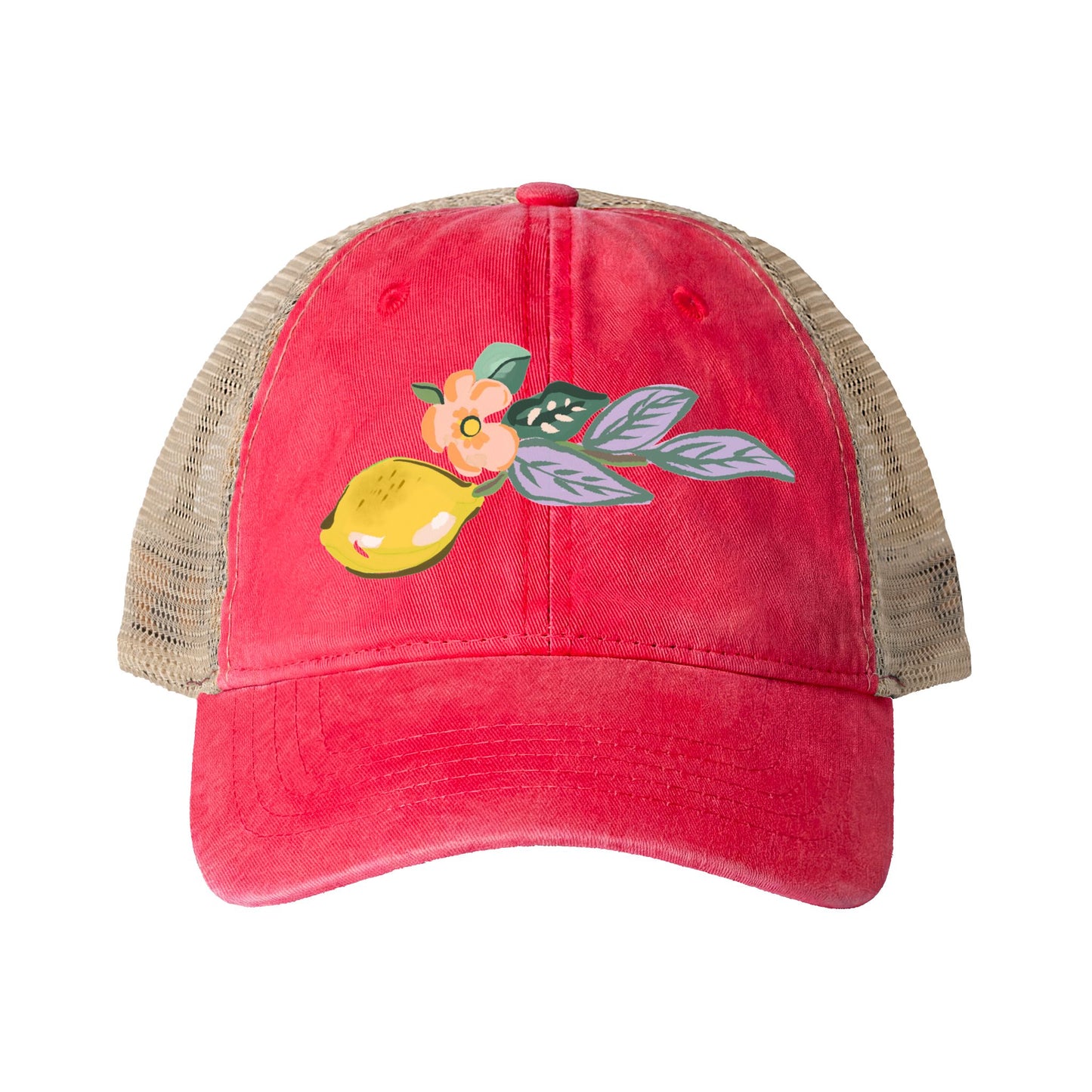Women's Washed Mesh-Back Cap
