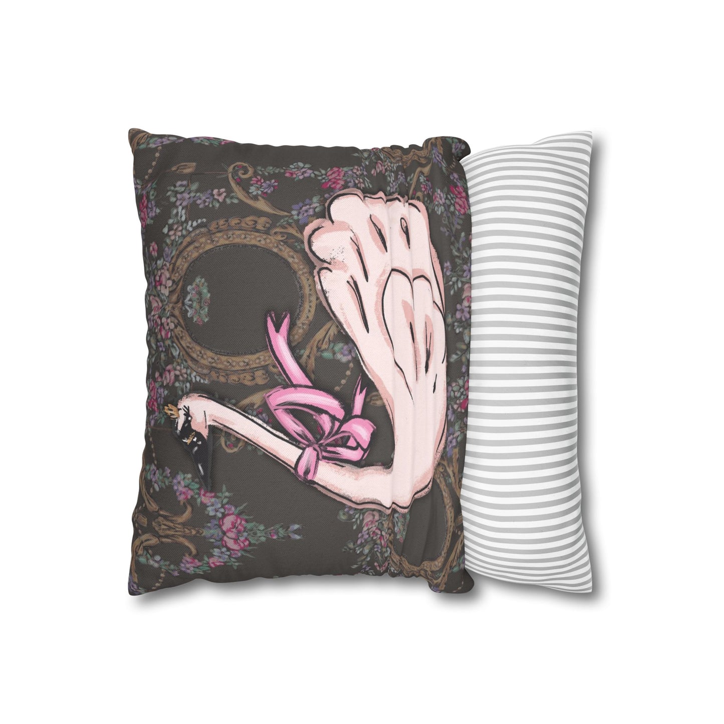 Spun Polyester Square Pillowcase