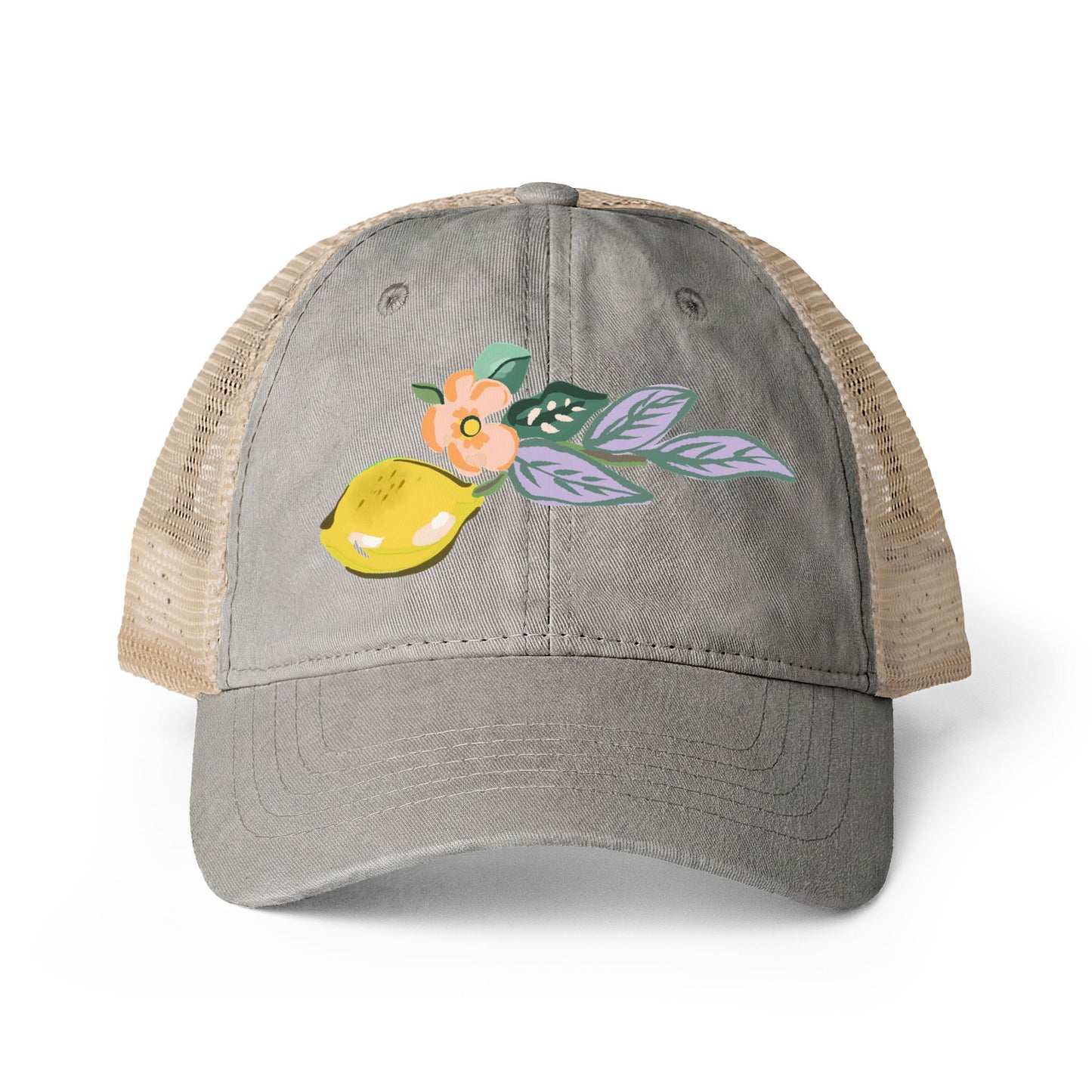 Women's Washed Mesh-Back Cap