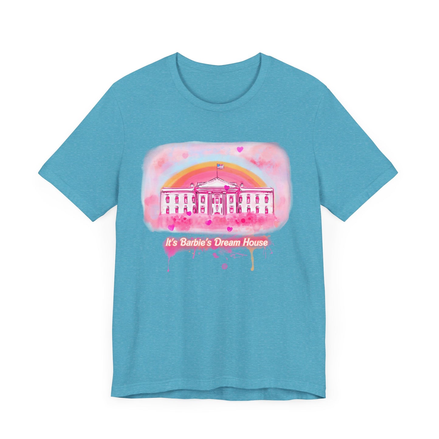 Barbie Dream House White House Unisex Tee, Kamala Harris President Shirt, Political Gift, Feminist Clothing,