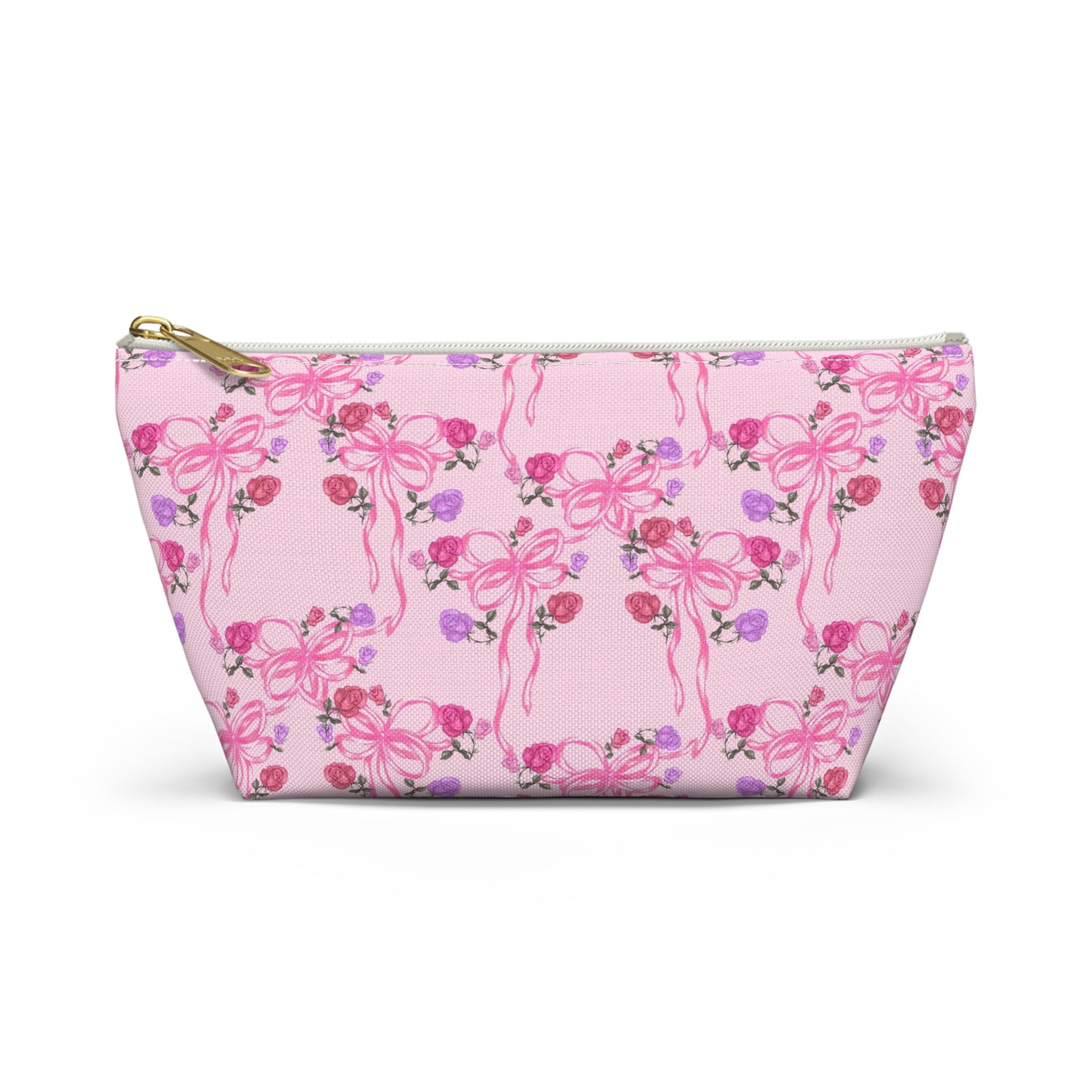 Rococo Garden Hand-Painted Accessory Pouch