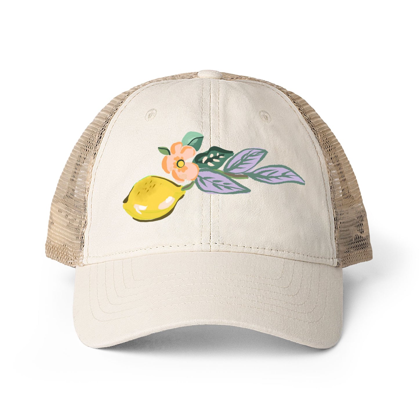 Women's Washed Mesh-Back Cap