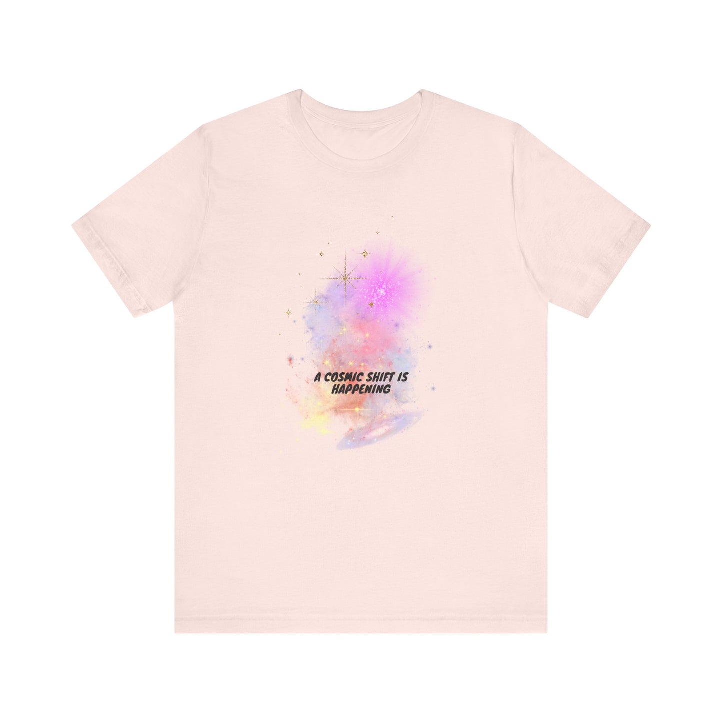 a cosmic shift is happening, Jersey Short Sleeve Tee