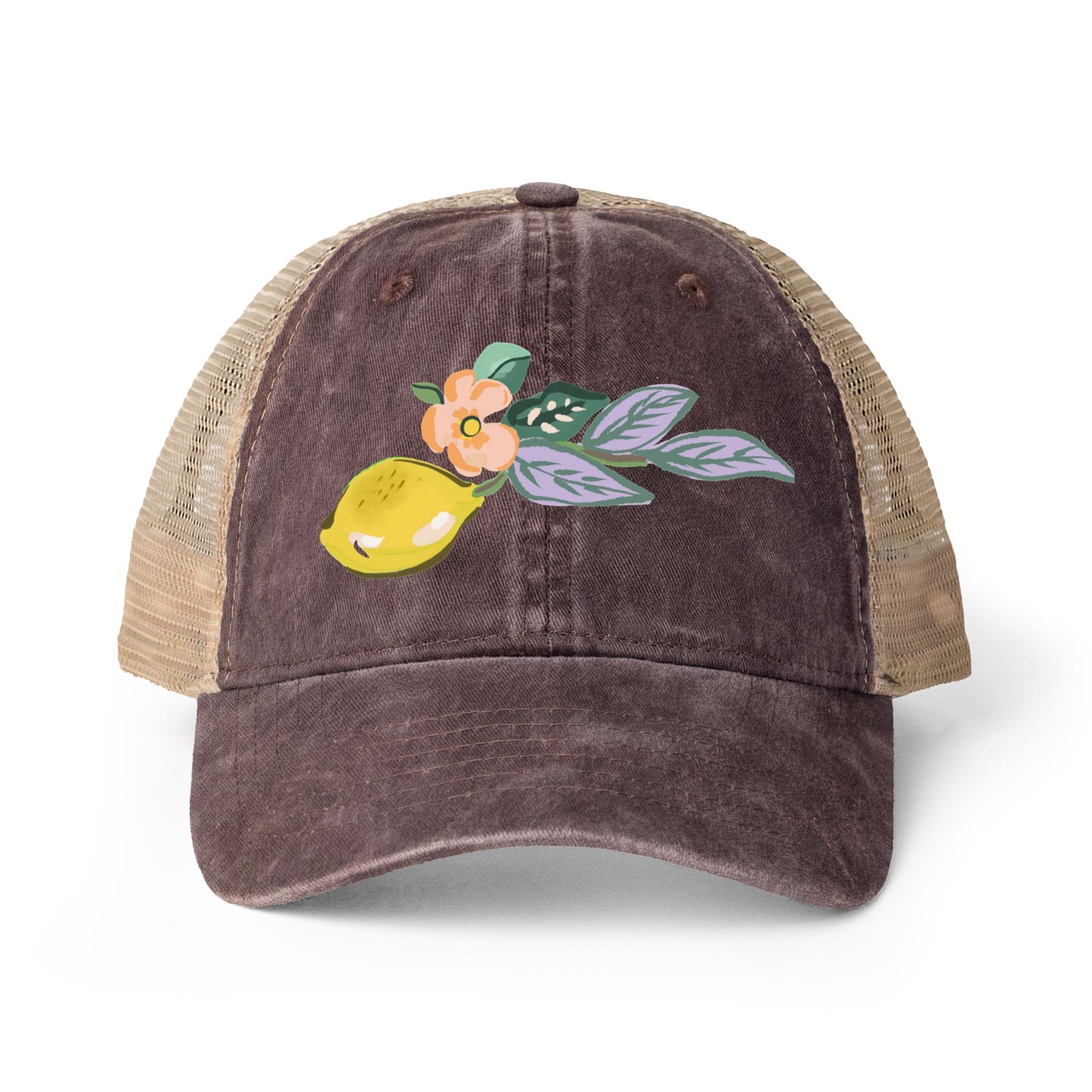 Women's Washed Mesh-Back Cap