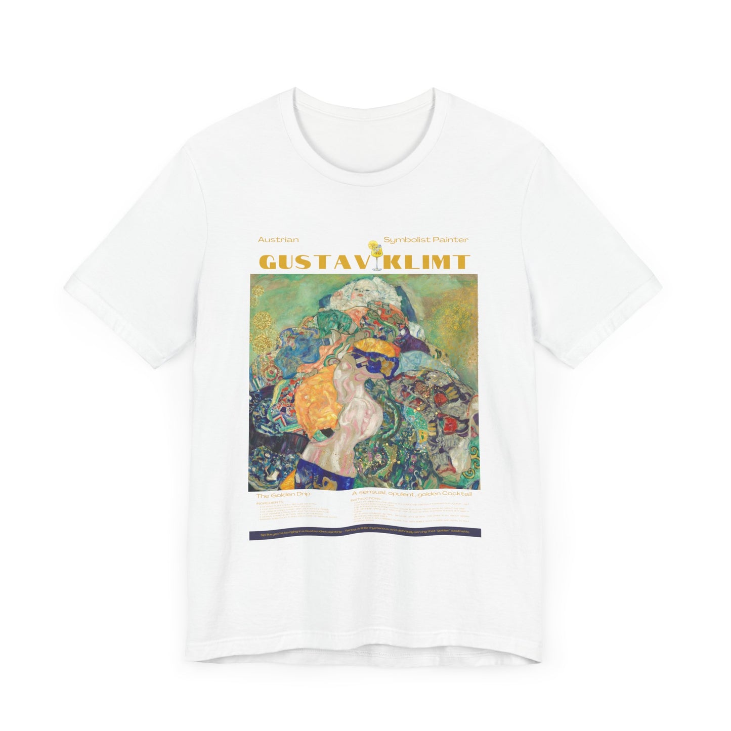 Gustav Klimt, art lover, art collector, austrian artist, Jersey Short Sleeve Tee
