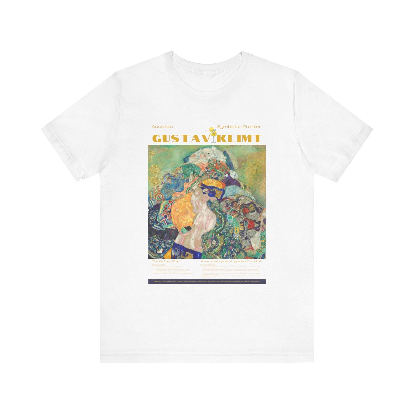 Gustav Klimt, art lover, art collector, austrian artist, Jersey Short Sleeve Tee