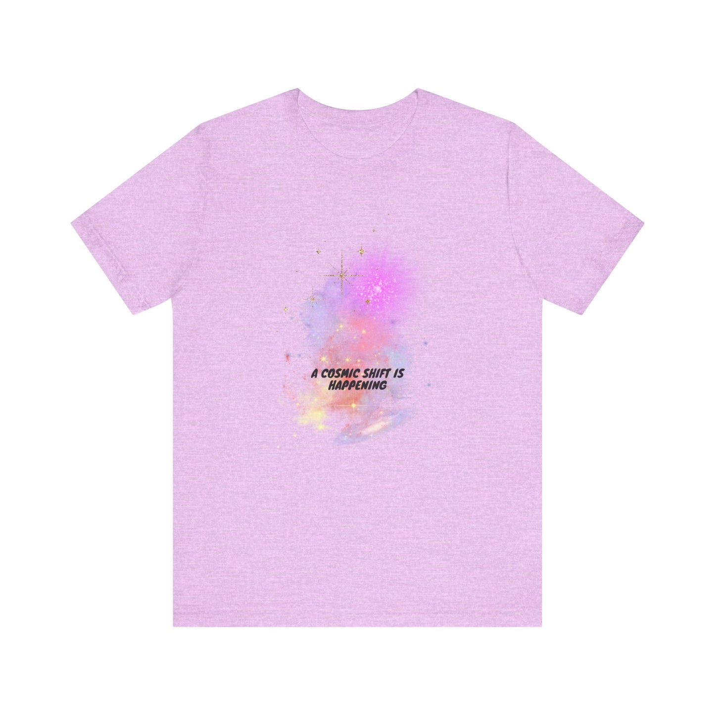 a cosmic shift is happening, Jersey Short Sleeve Tee