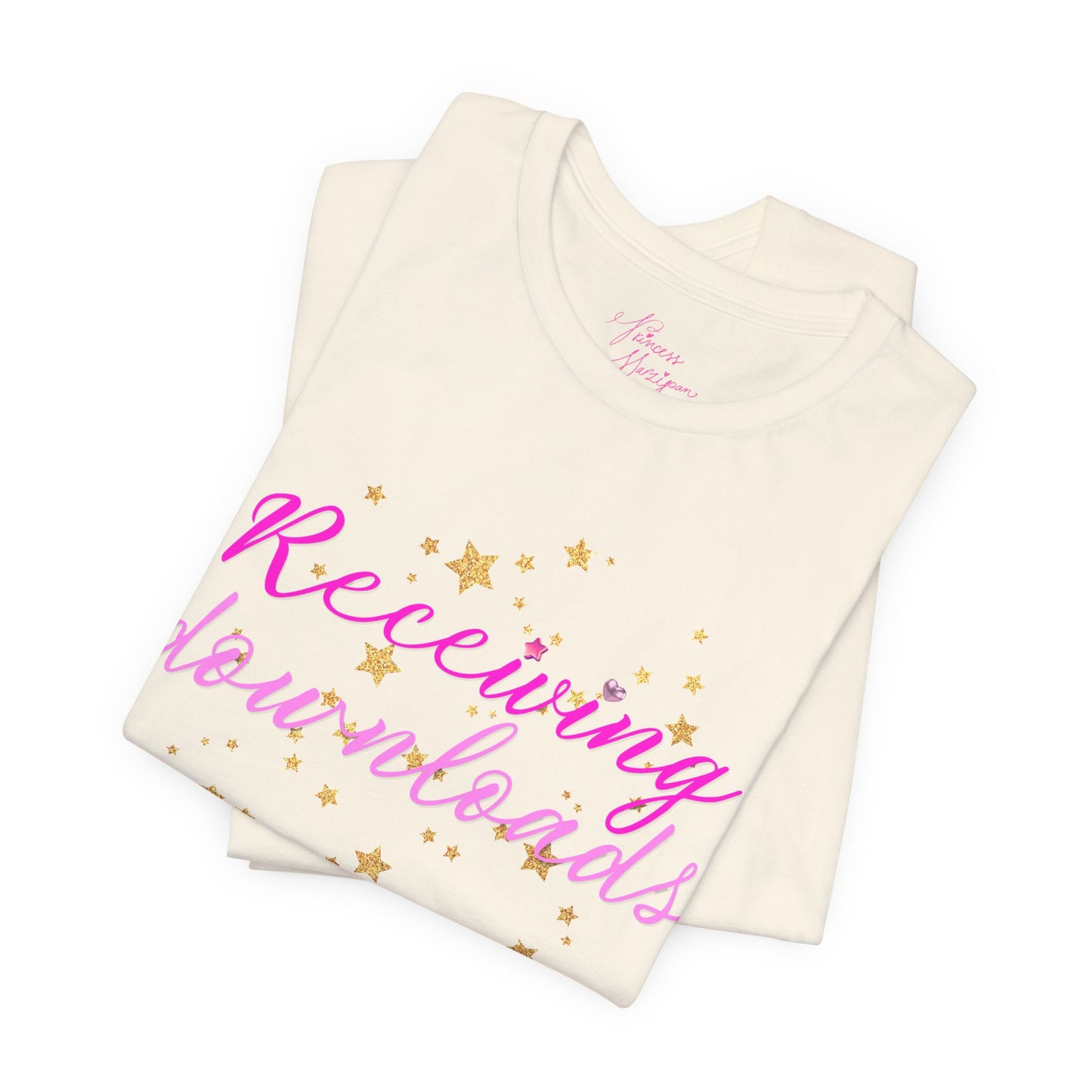 Receiving Downloads Tee — "Well Informed & Frightened" Graphic T‑Shirt