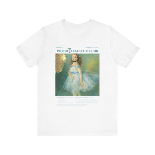 Renoir, art lover, impressionist French art, Jersey Short Sleeve Tee