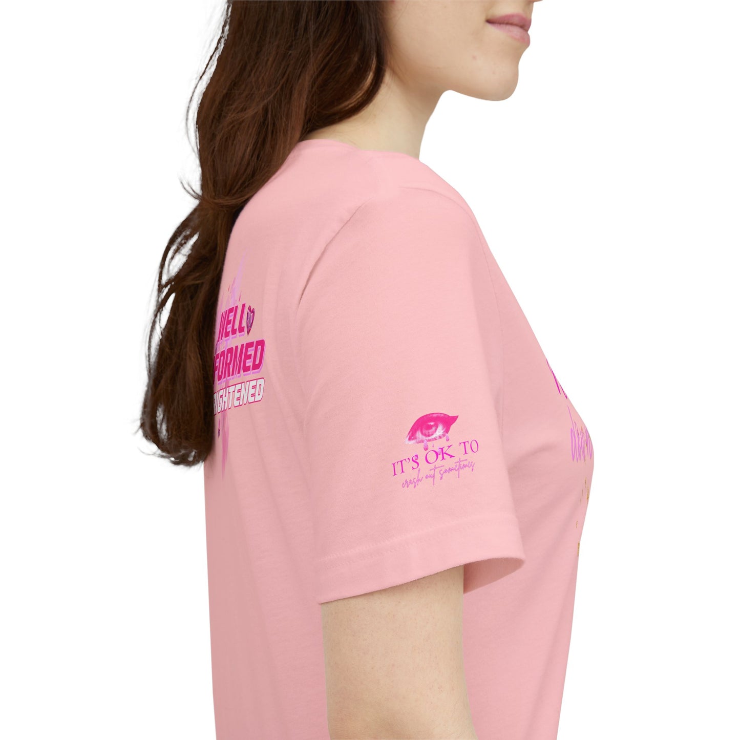 Receiving Downloads Tee — "Well Informed & Frightened" Graphic T‑Shirt