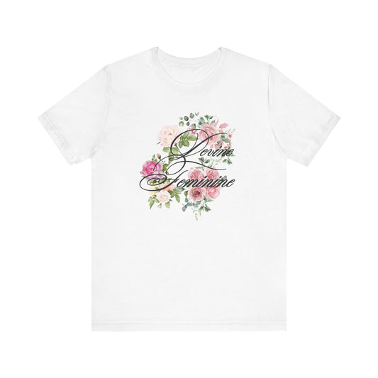 Devine Feminine, girl power, history lover gift, Jersey Short Sleeve Tee
