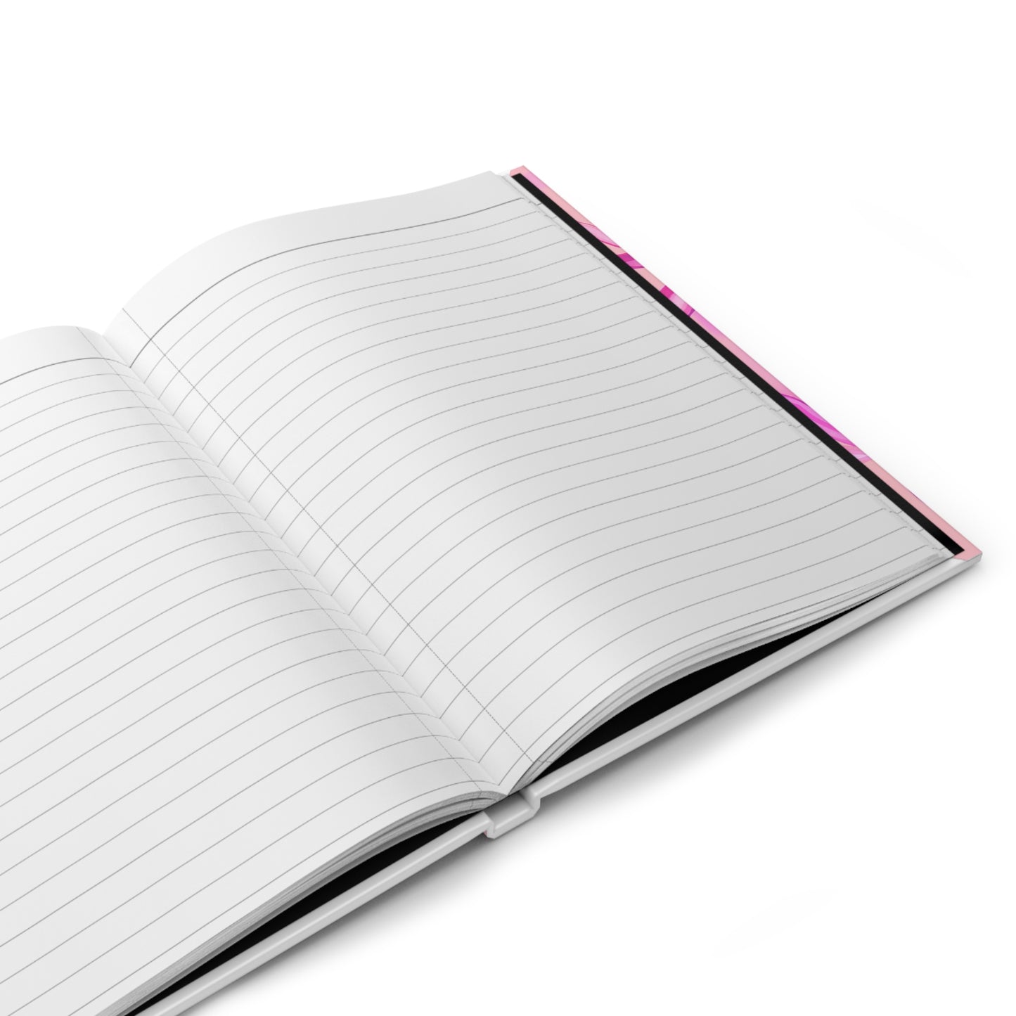 Break the Pattern Hardcover Journal — Pink Leopard Floral Notebook