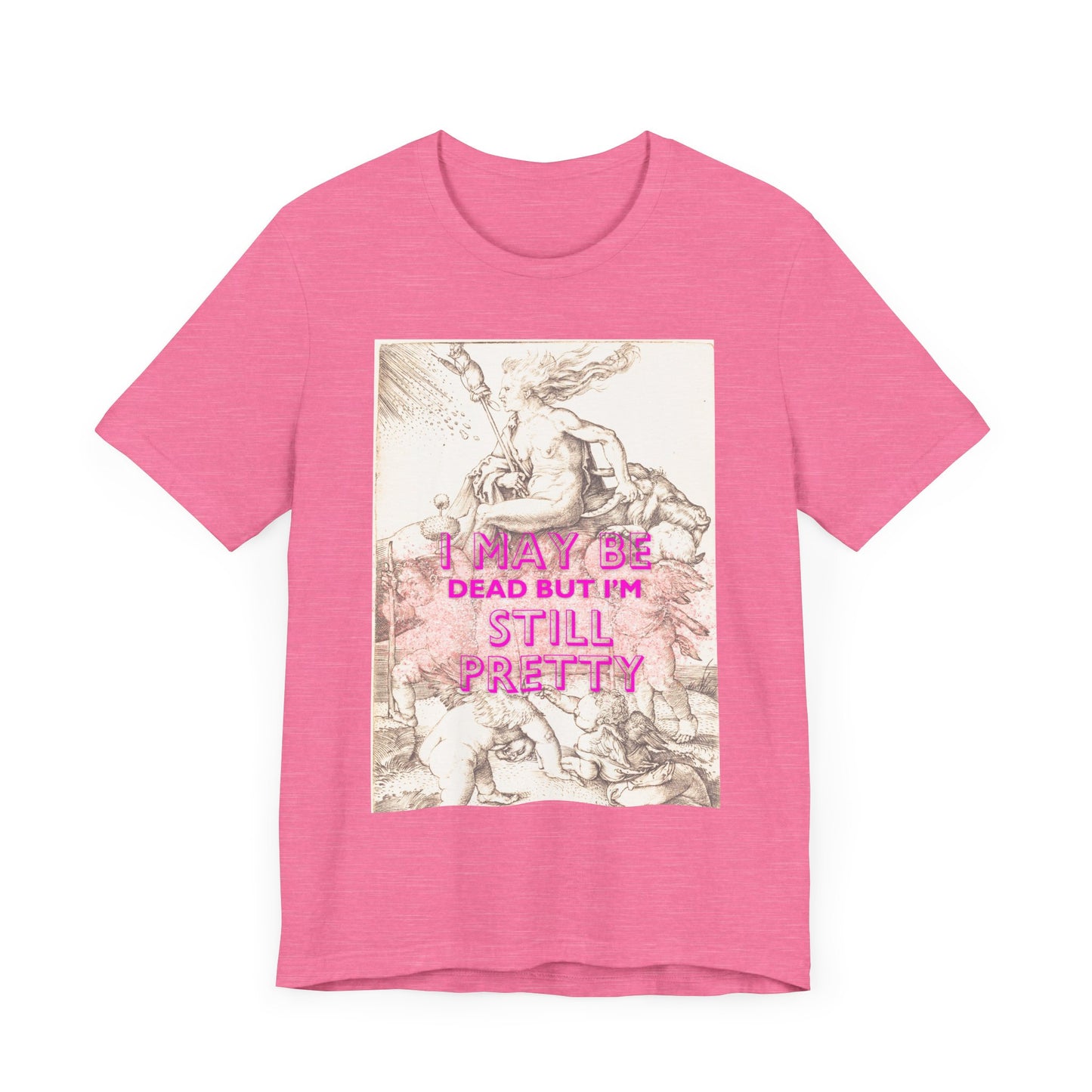 Albrecht Duerer Sassy Witch Artist Unisex Tee, Short Sleeve Shirt, Northern Renaissance, Pretty, Dead, Art Lover Gift