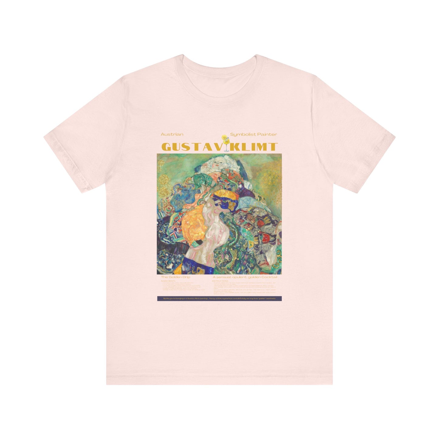 Gustav Klimt, art lover, art collector, austrian artist, Jersey Short Sleeve Tee