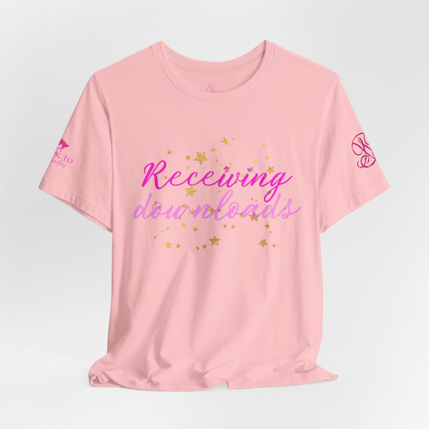 Receiving Downloads Tee — "Well Informed & Frightened" Graphic T‑Shirt