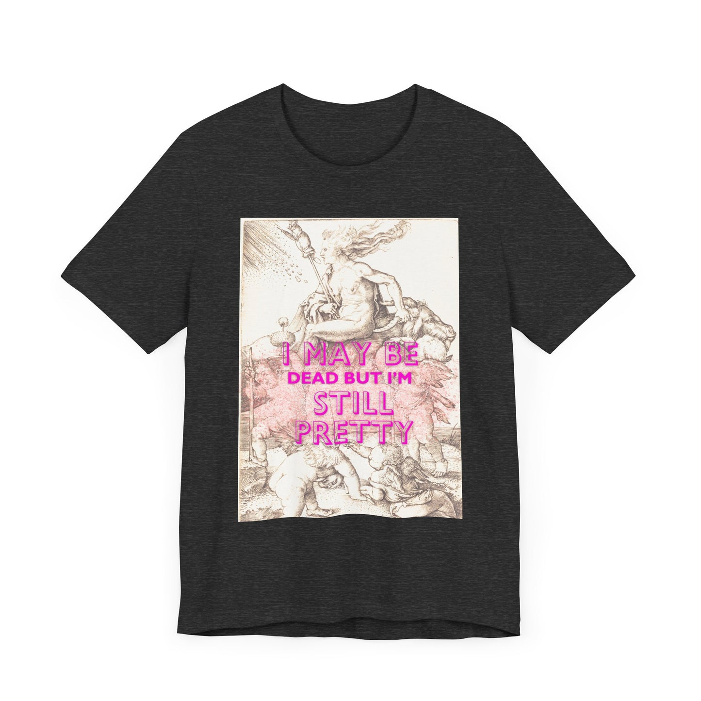 Albrecht Duerer Sassy Witch Artist Unisex Tee, Short Sleeve Shirt, Northern Renaissance, Pretty, Dead, Art Lover Gift