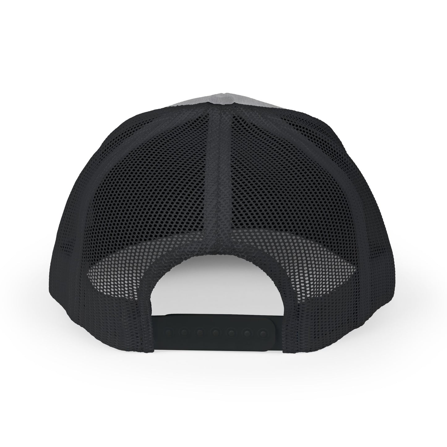 Embroidered Princess Marzipan logo Trucker Cap — Personalized Script Patch Snapback