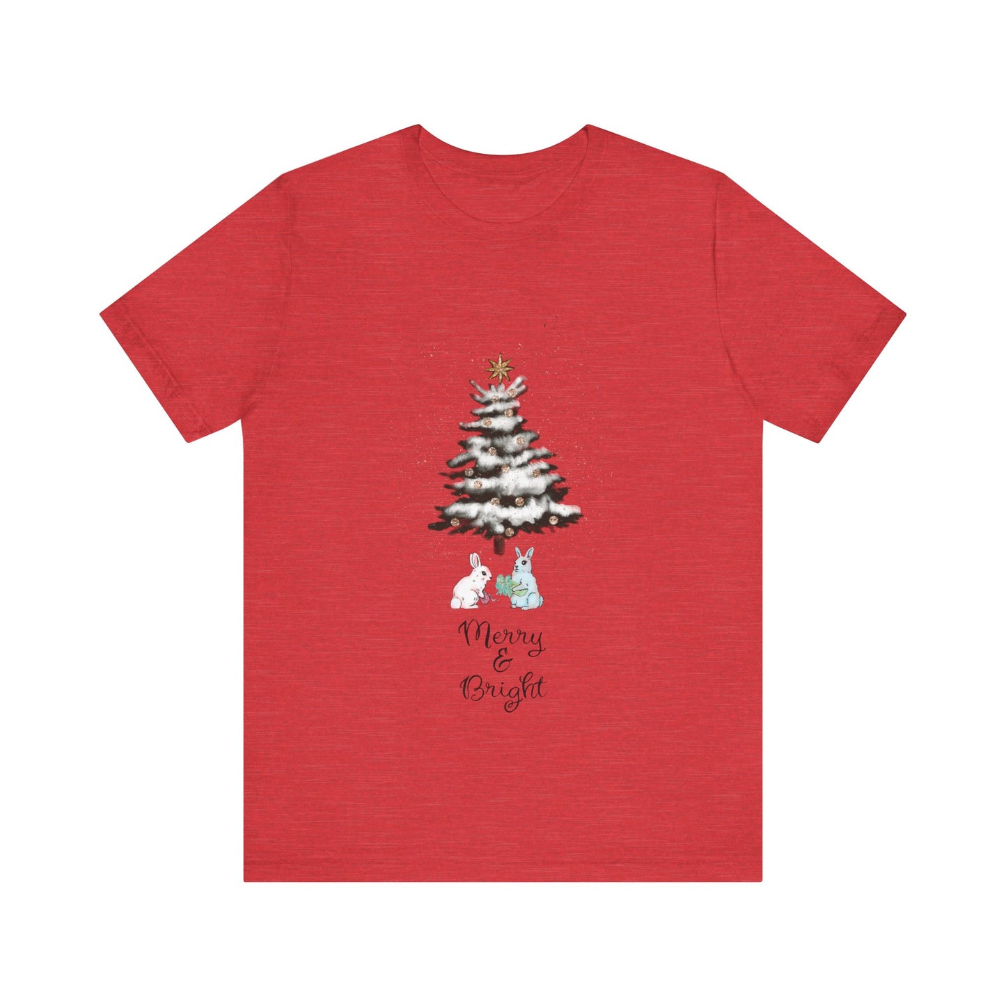 Merry and Bright, Womens Christmas tee, Christmas shirt, Christmas Pajamas Women, Holiday Sweater For Women, Christmas tshirt
