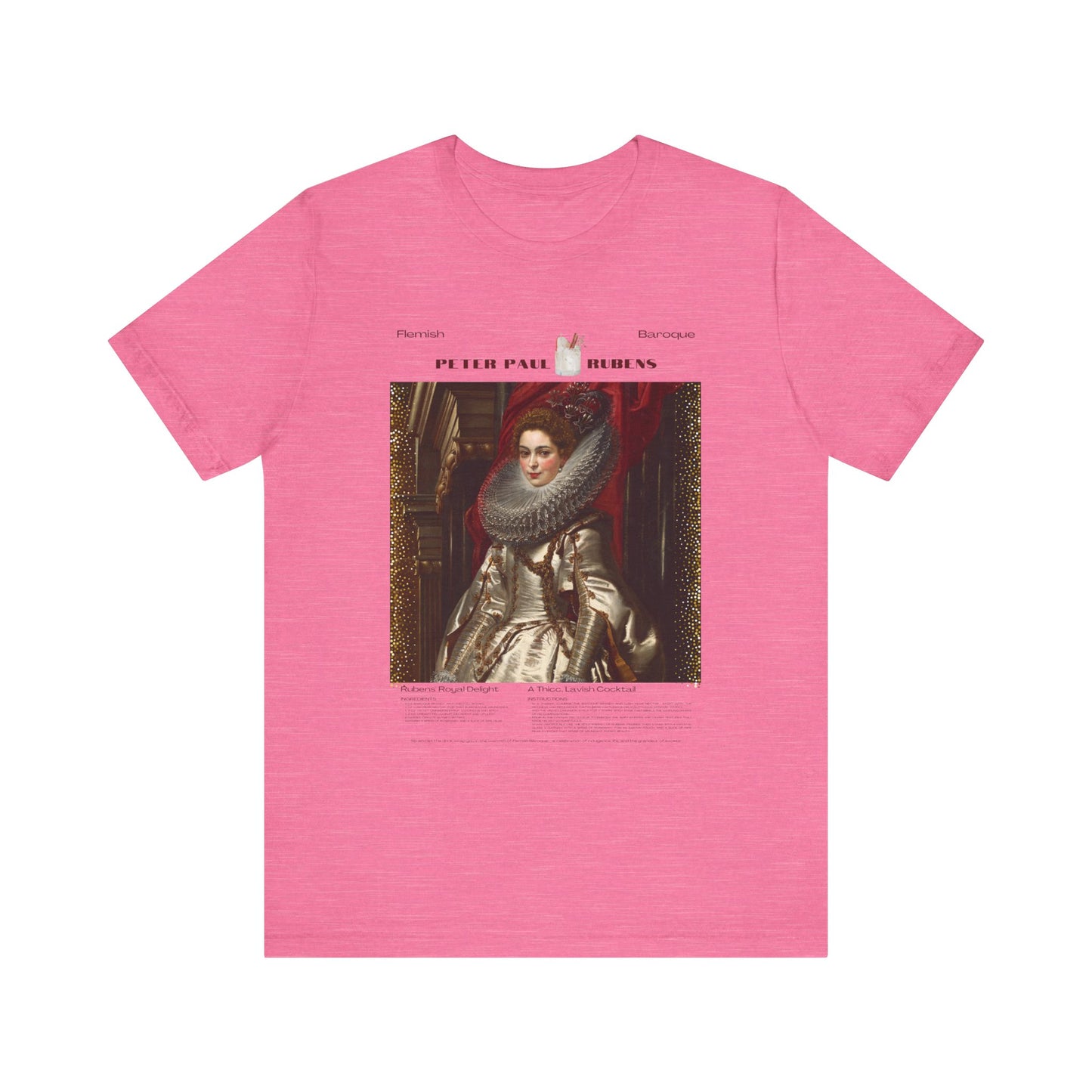 Rubens Artist, painter gift, art lover, Jersey Short Sleeve Tee
