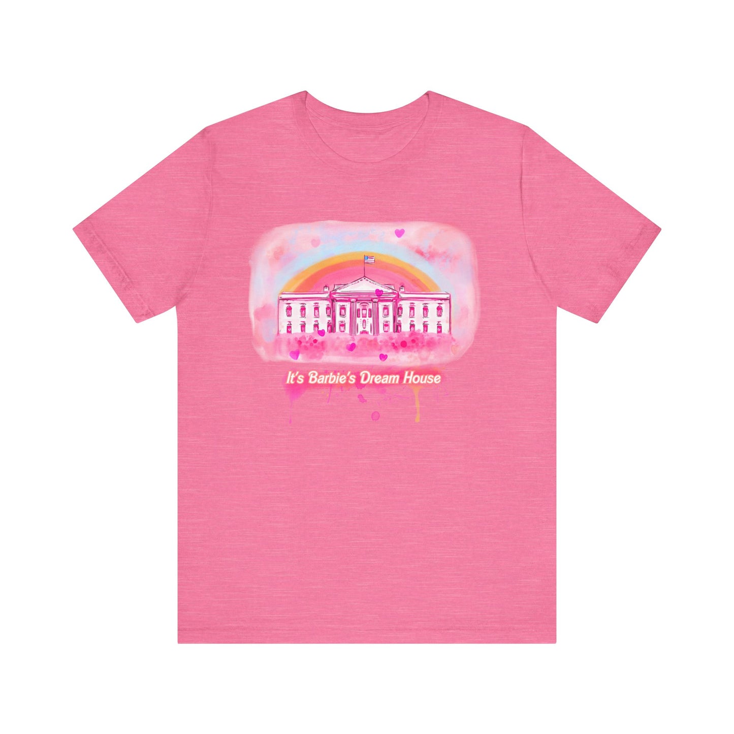 Barbie Dream House White House Unisex Tee, Kamala Harris President Shirt, Political Gift, Feminist Clothing,