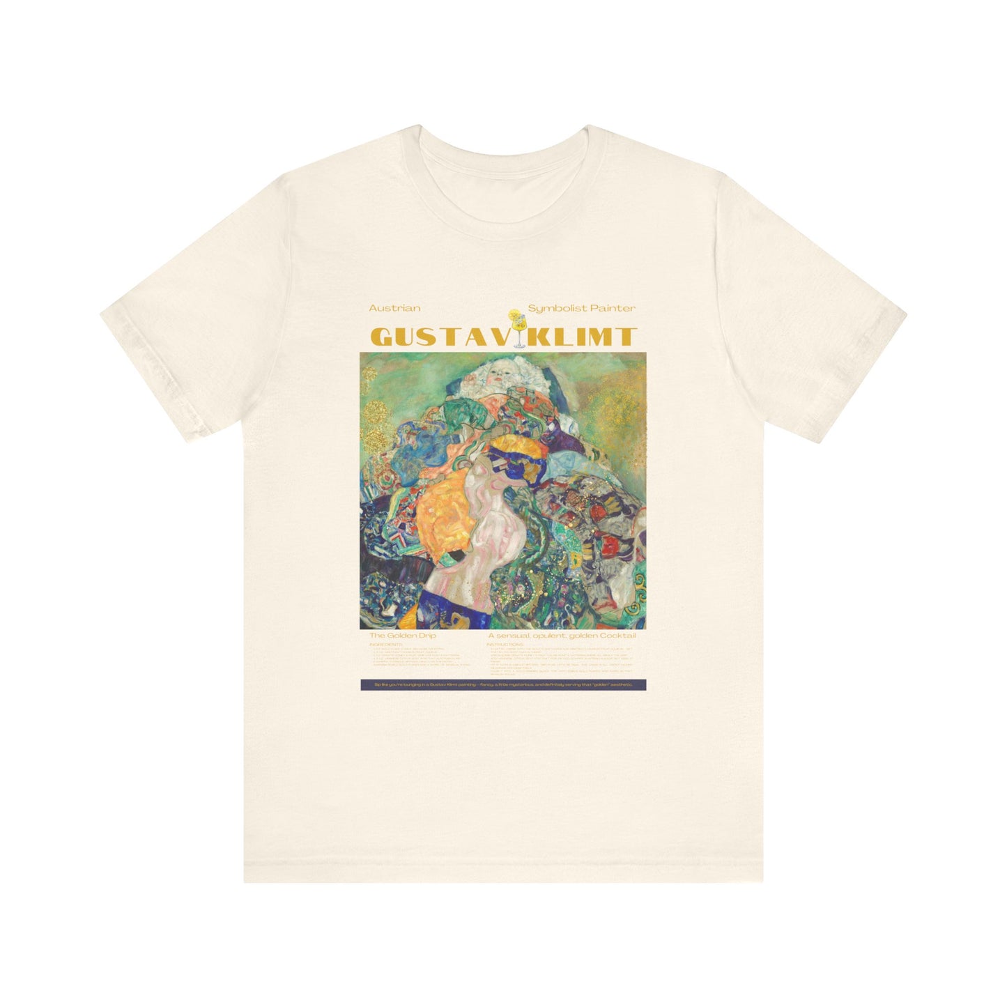 Gustav Klimt, art lover, art collector, austrian artist, Jersey Short Sleeve Tee