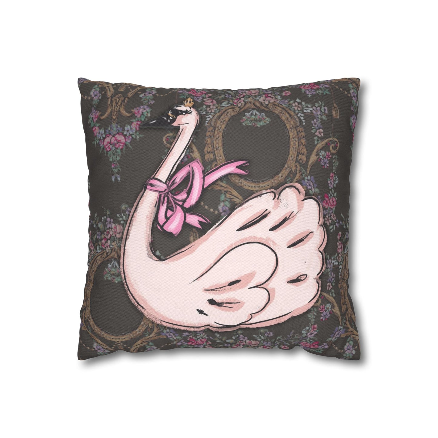 Spun Polyester Square Pillowcase