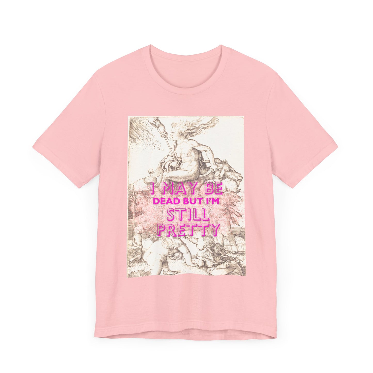 Albrecht Duerer Sassy Witch Artist Unisex Tee, Short Sleeve Shirt, Northern Renaissance, Pretty, Dead, Art Lover Gift