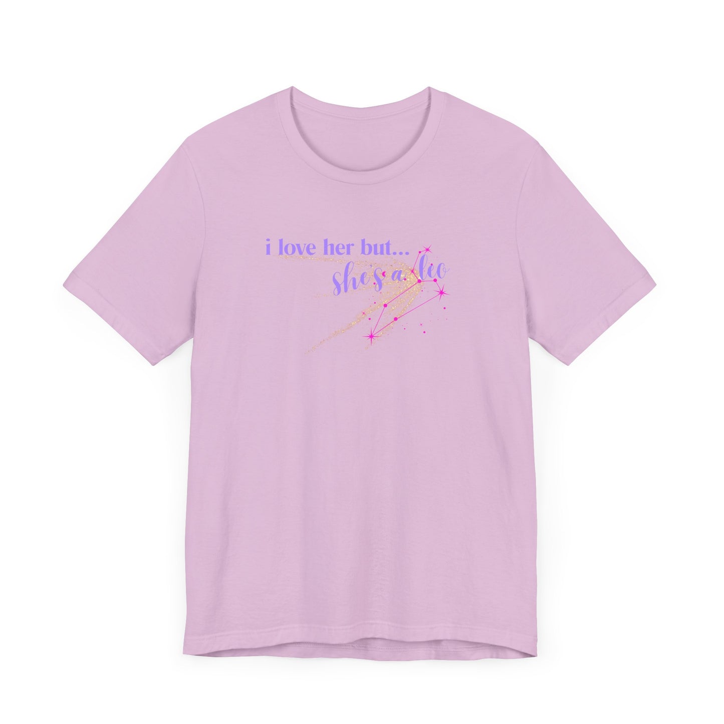 I love her but shes a leo, leo zodiac, Jersey Short Sleeve Tee