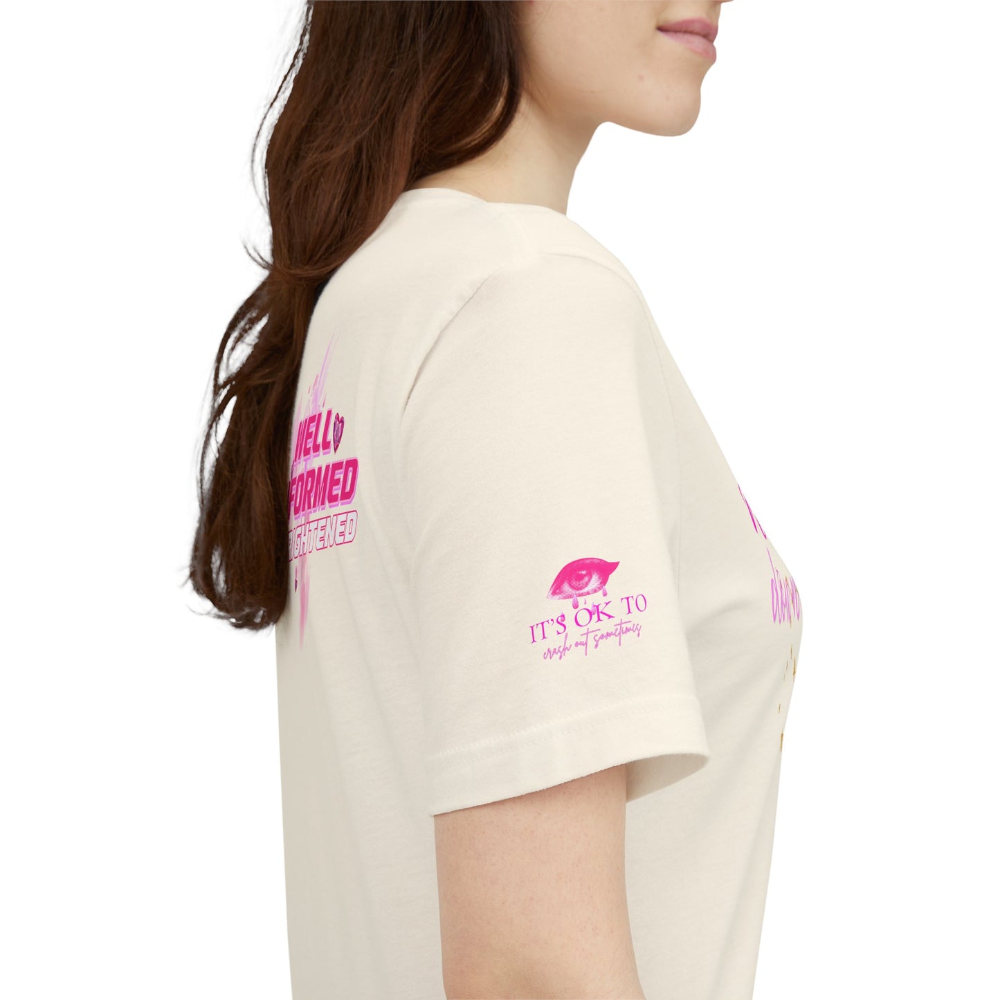 Receiving Downloads Tee — "Well Informed & Frightened" Graphic T‑Shirt
