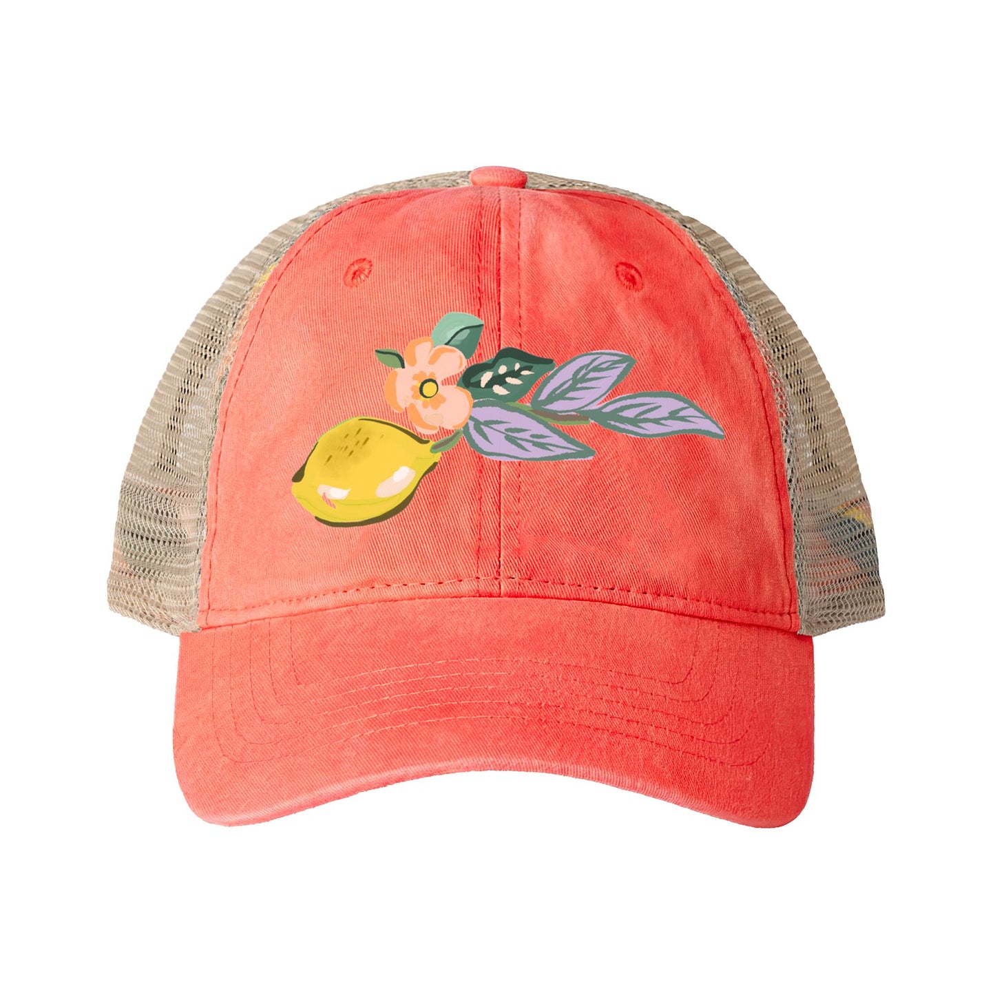 Women's Washed Mesh-Back Cap