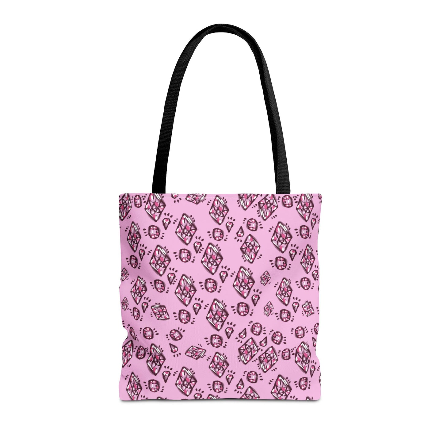 Pink Floral Butterfly Tote Bag – Cute All-Over-Print Shopper