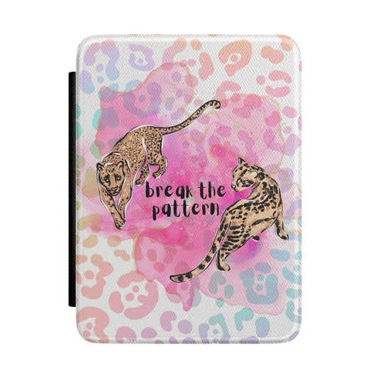 Kindle Case — 'Break the Pattern' Leopard Print Waterproof E-Reader Cover
