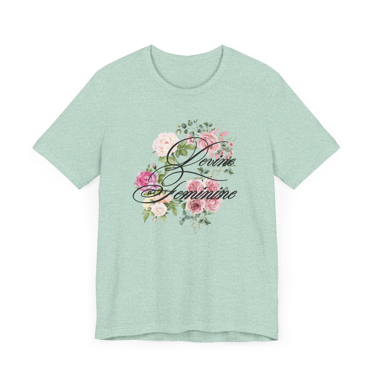 Devine Feminine, girl power, history lover gift, Jersey Short Sleeve Tee
